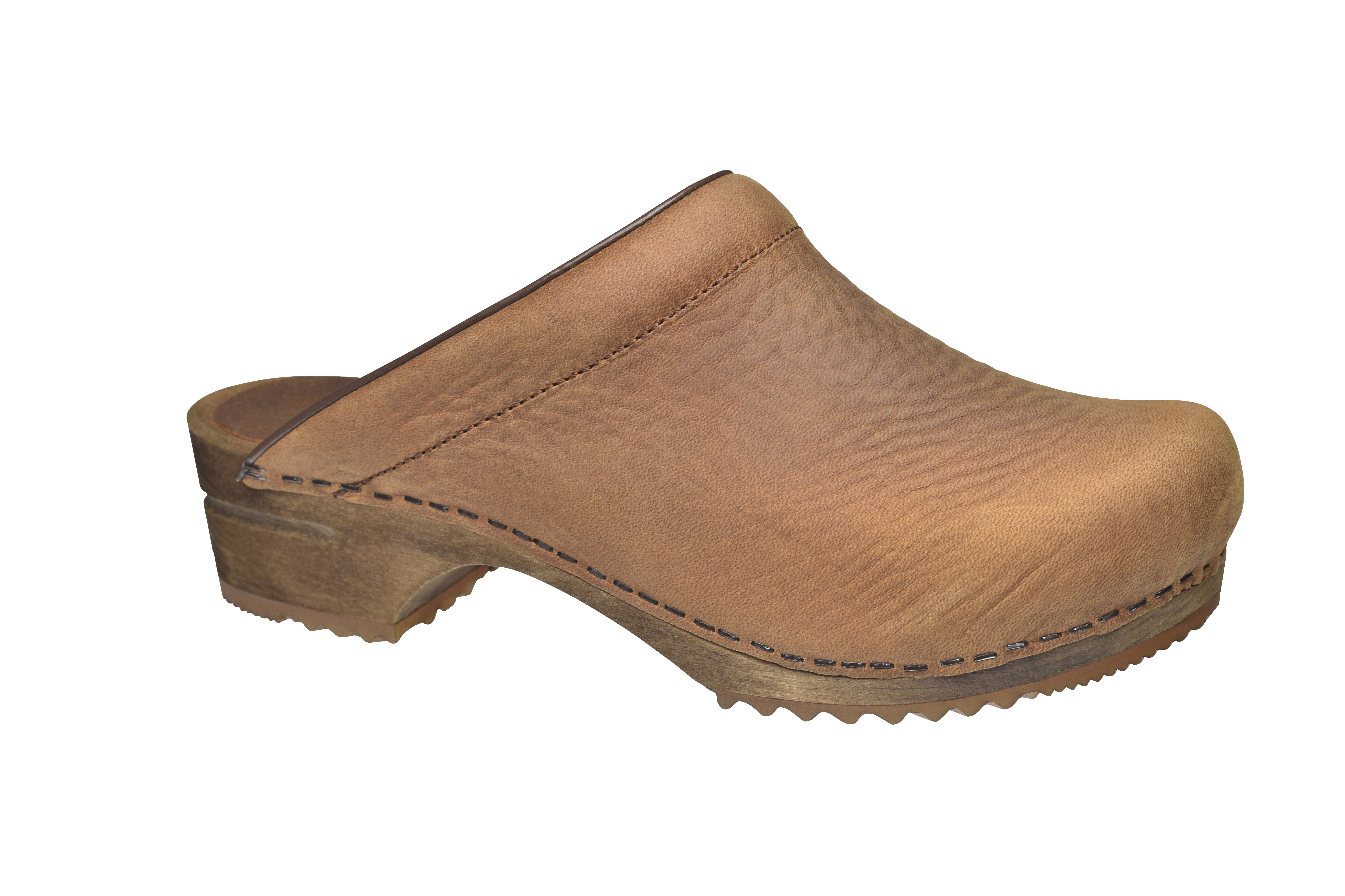 Sanita Wood Chrissy Open Chestnut