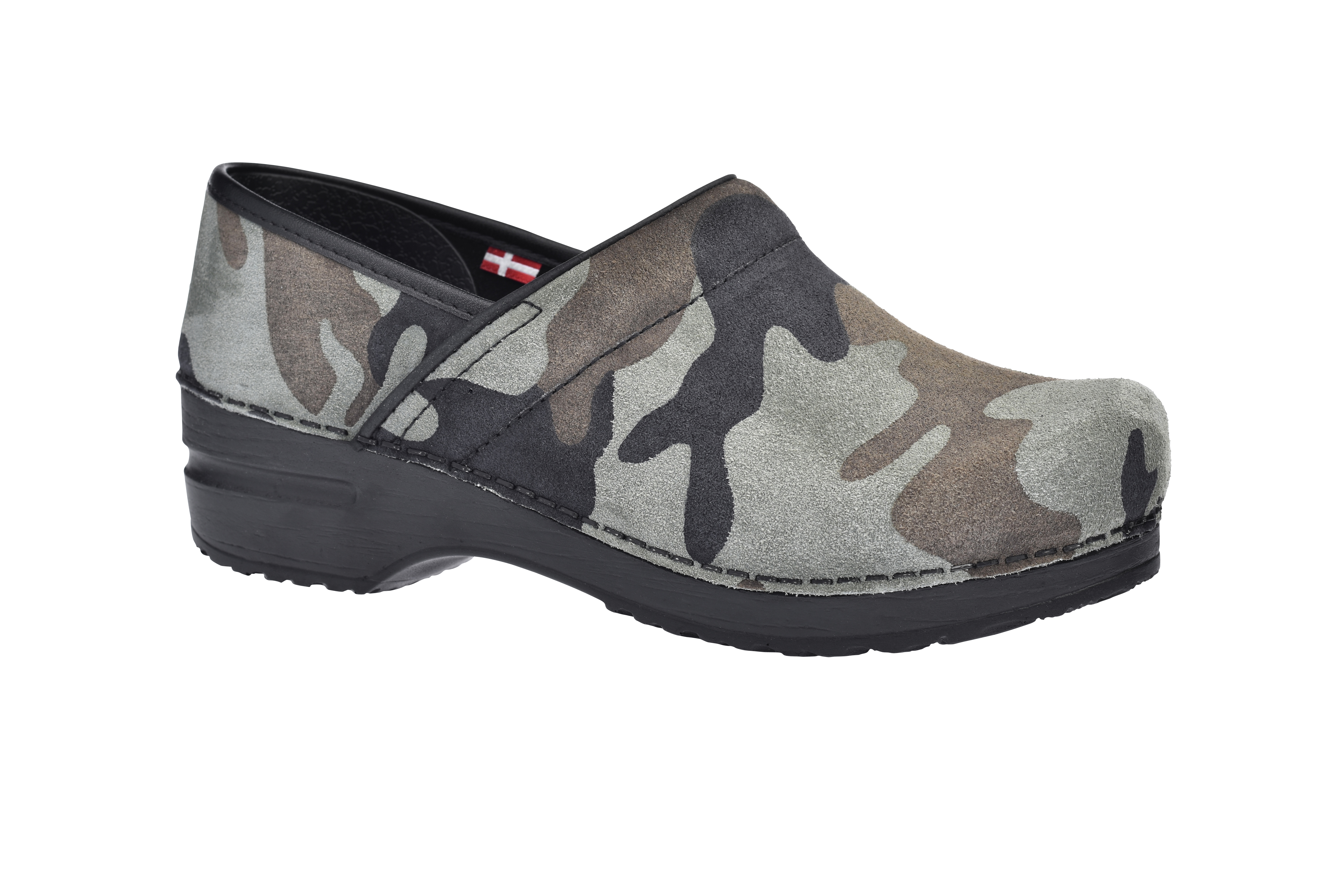 Sanita Original Prof. Saltir Camo.
Størrelse 42