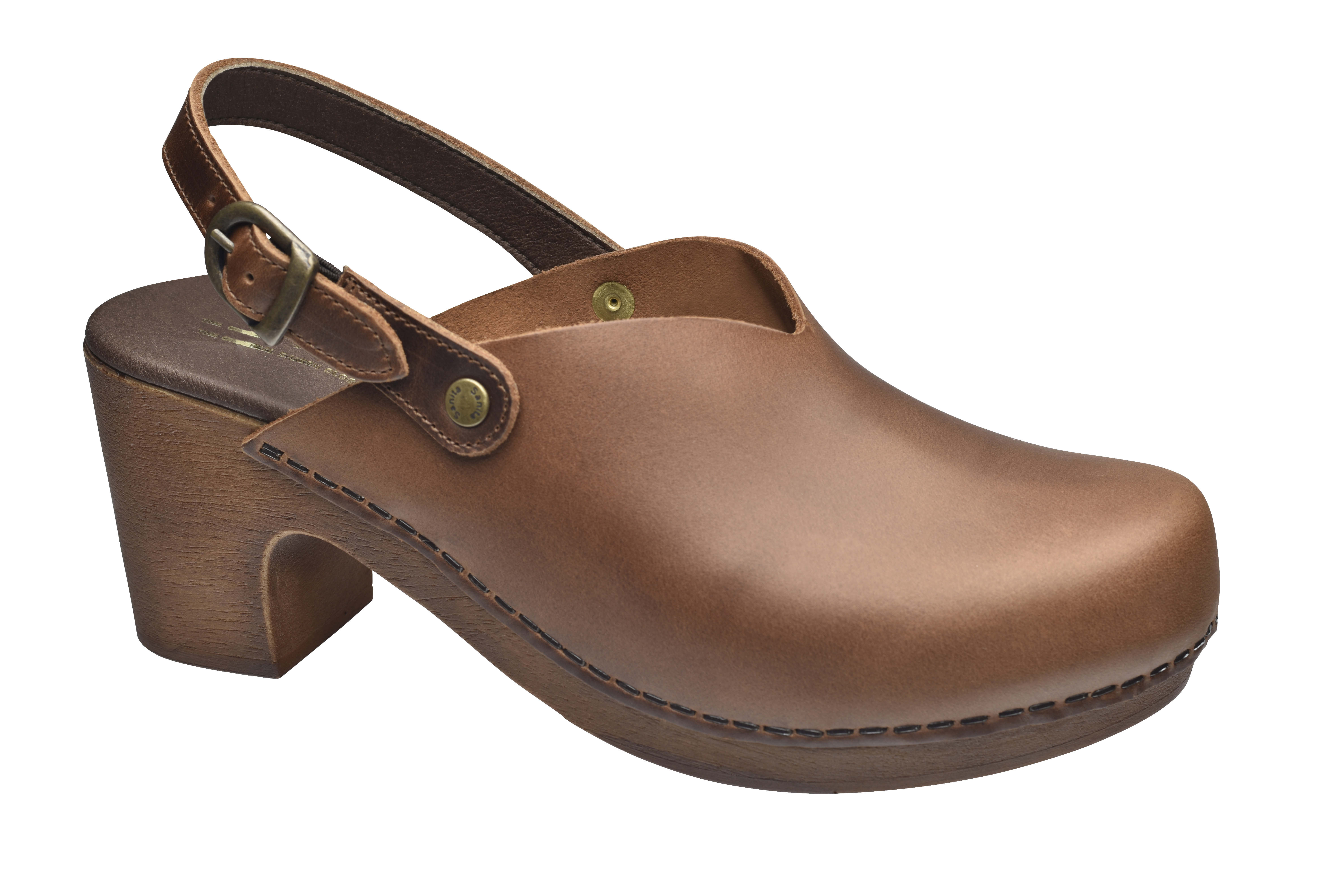 Sanita Non Wood Sahari Sandal Brun