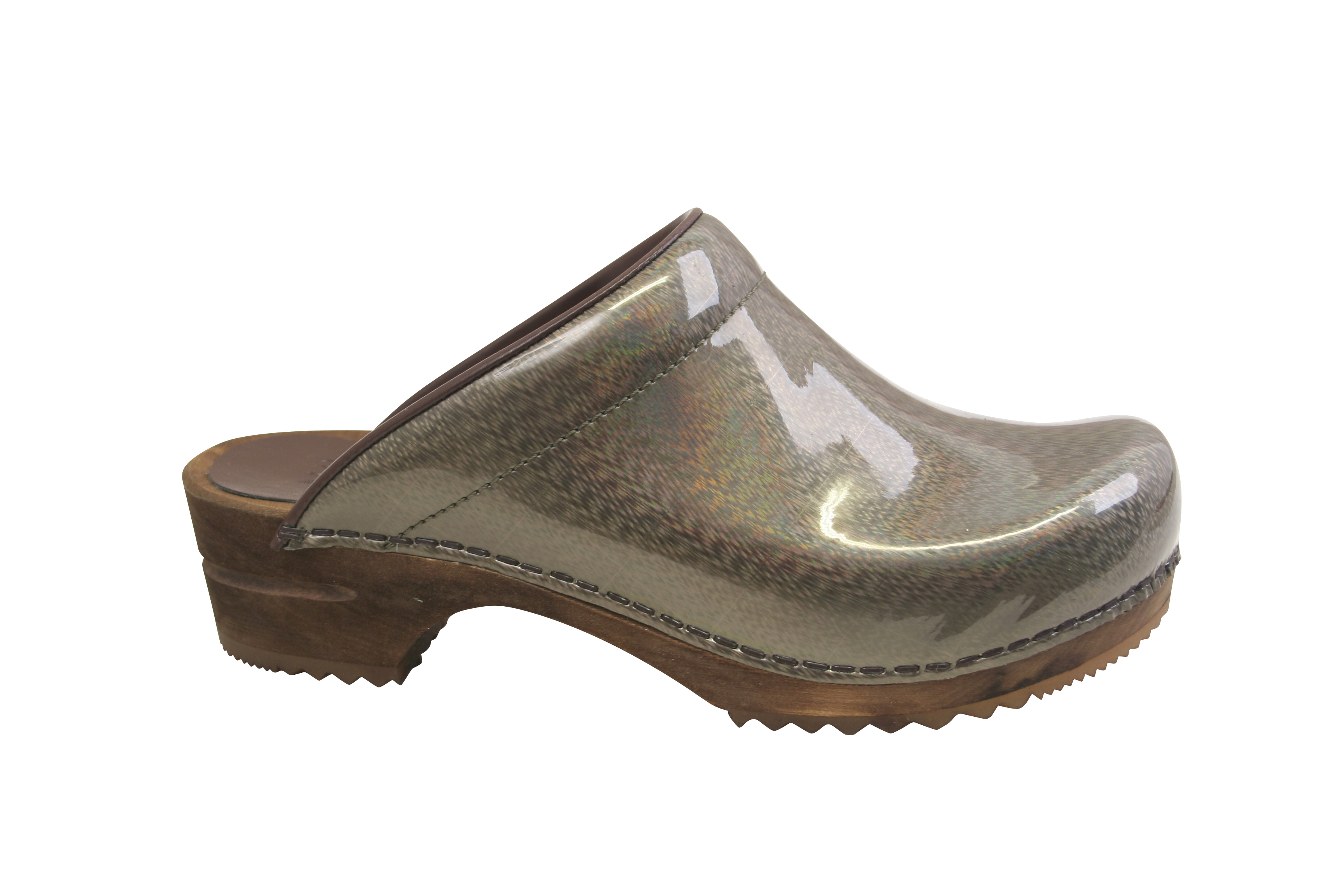 Sanita Wood Trine Open Grå