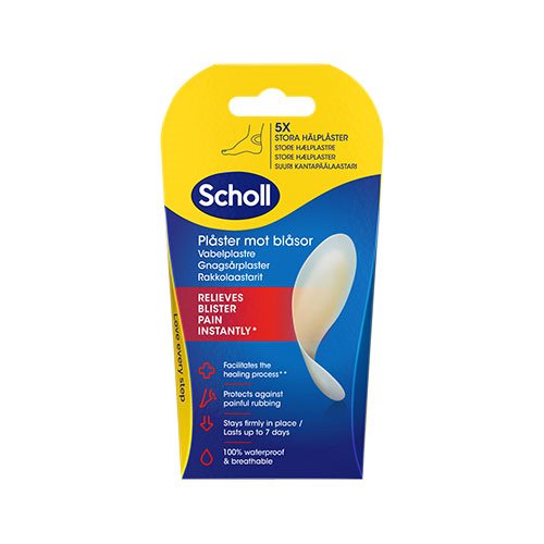 Scholl Blister Plaster Hæl 5 stk.