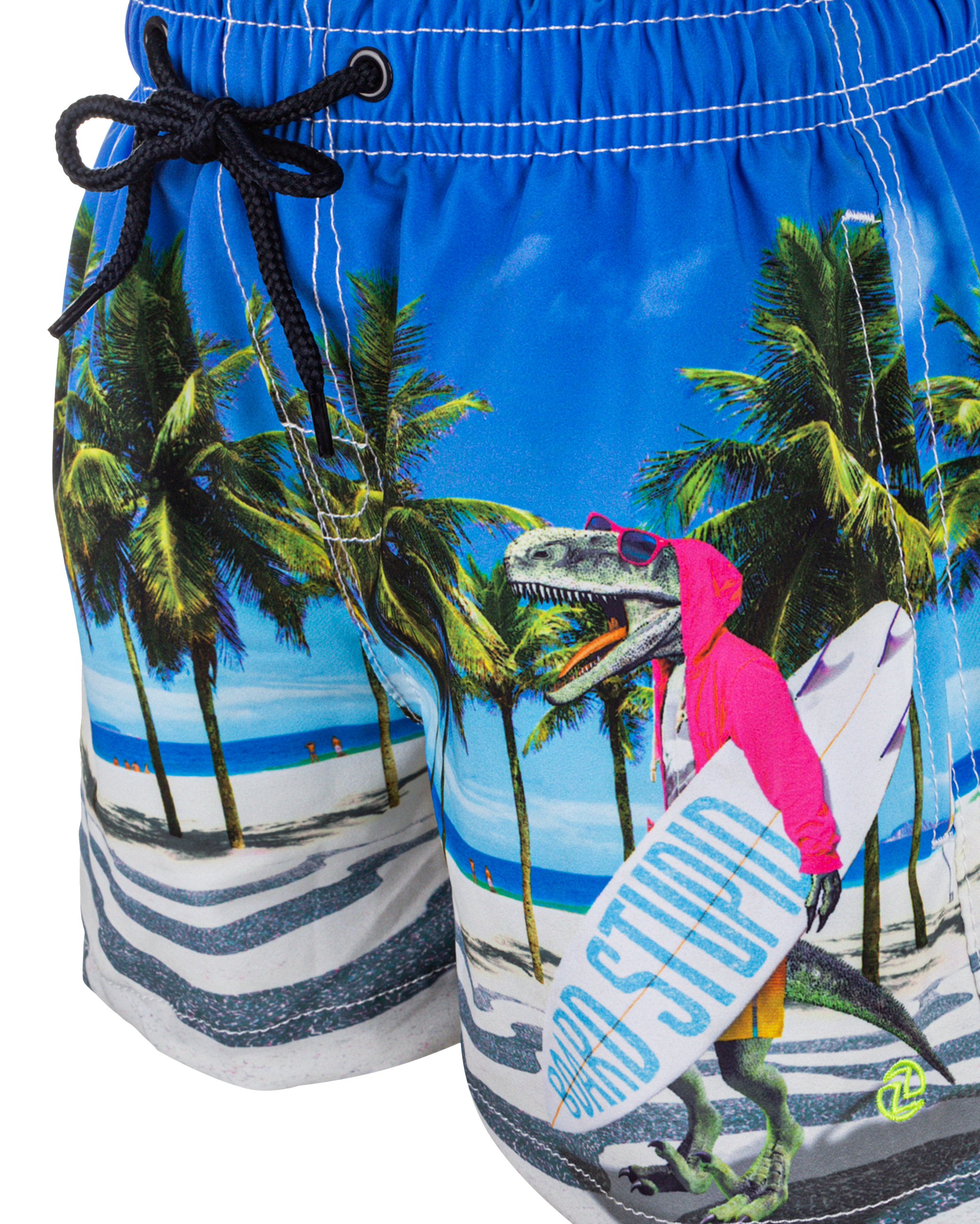 ZigZag Dino Badeshorts Gul