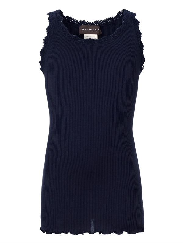 ROSEMUNDE BLONDE TOP - NAVY STR. 4