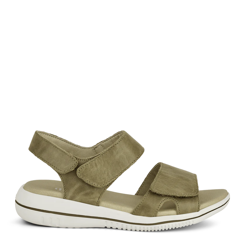 Green Comfort Leaf Sandal Oliven