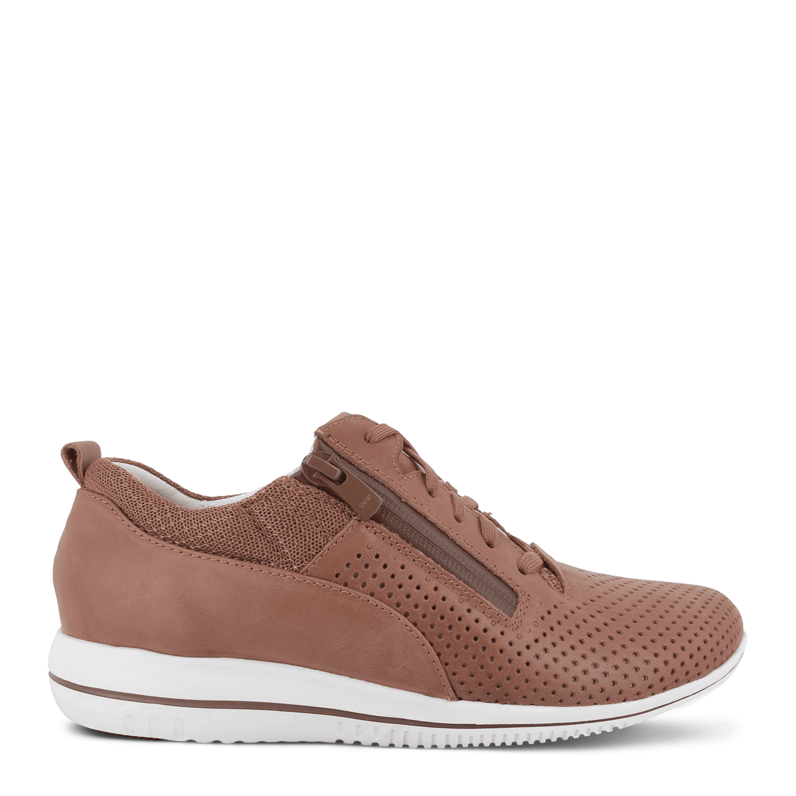 Green Comfort Leaf Lace Sko Cognac
